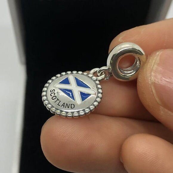✨🔥Pandora Scotland Flag Charm S925 Silver with box - Picture 2 of 4